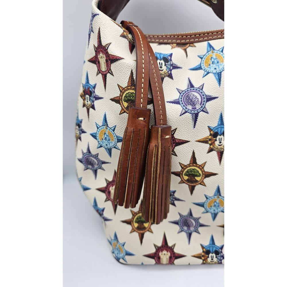 Dooney & Bourke Mickey Mouse Disneyland & World 2018 Passport Shoulder Bag/Purse - Picture 5 of 16